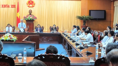 អុនប្រធានរដ្ឋសភាវៀតណាមទទួលជួបសន្ទនាជាមួគណះប្រតិភូអាជីវករ គំរូវៀតណាម